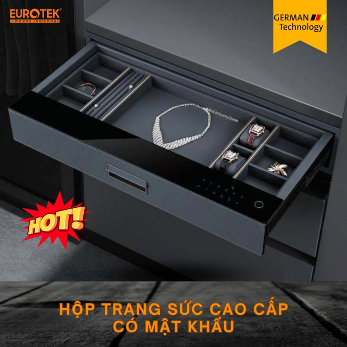 Hộp Trang Sức Cao Cấp Có Mật Khẩu EU-04VIP Eurotek