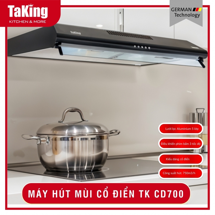 Máy Hút Mùi Cổ Điển TK CD700 TaKing
