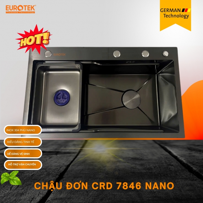 Châu Rửa Đơn CRD 7846 Nano Eurotek