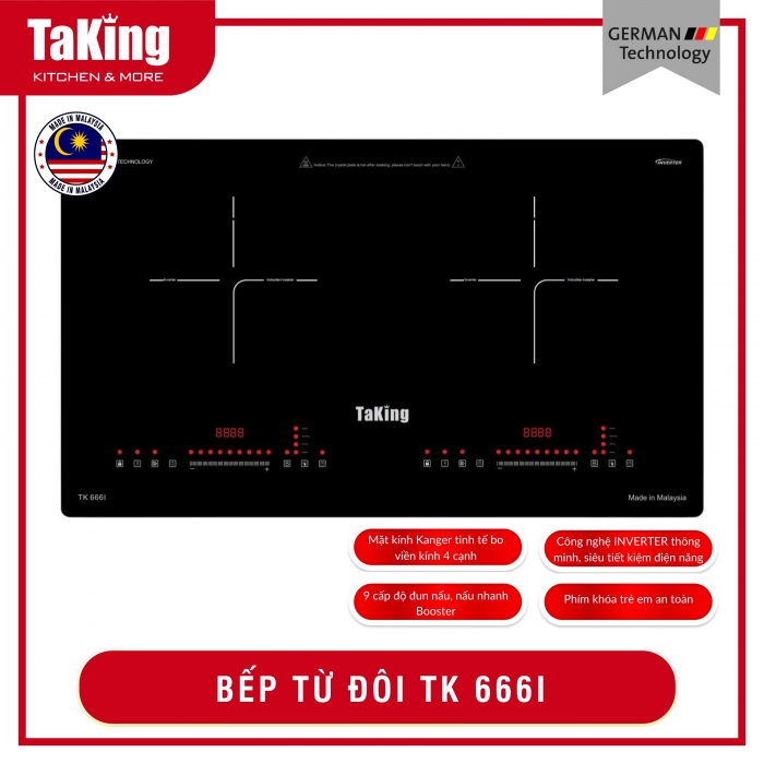 Bếp Từ Đôi TK 666I TaKing